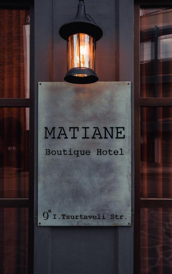 Matiane Boutique Hotel Tbilisi Exterior foto